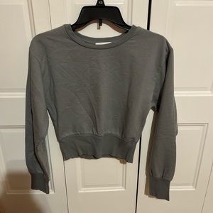 🌼Green American eagle cropped sweatshirt